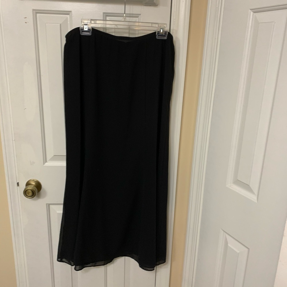 Lane Bryant full length chiffon skirt